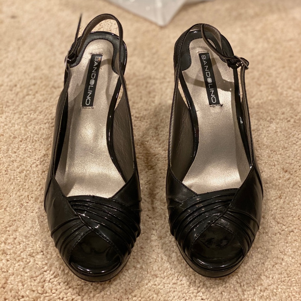 4 1/2 inch Black Heels